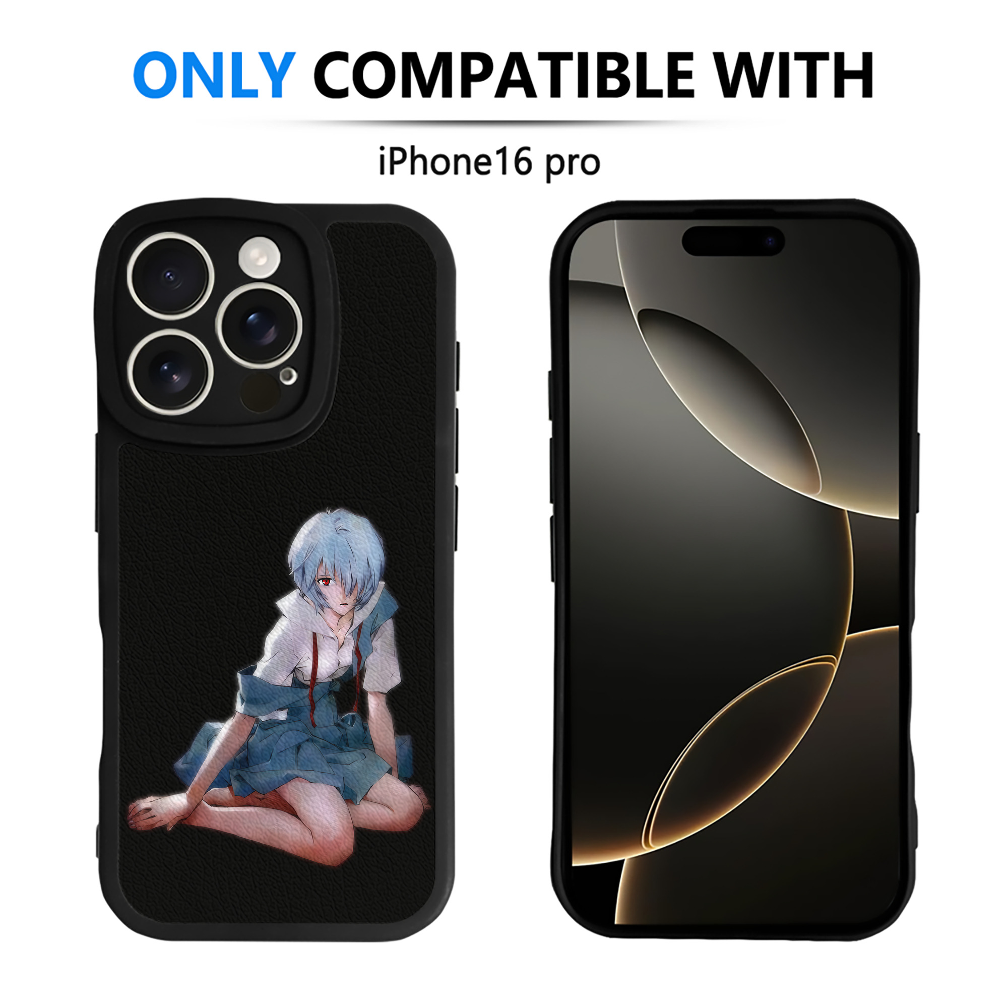 （画像用） EVA 新世紀エヴァンゲリオン 【iPhone 16シリーズ対応】シリコンスマホケース（レザー調） 材質：シリコン